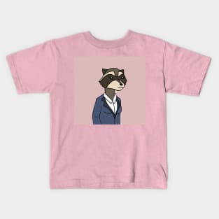 Office Raccoon Kids T-Shirt